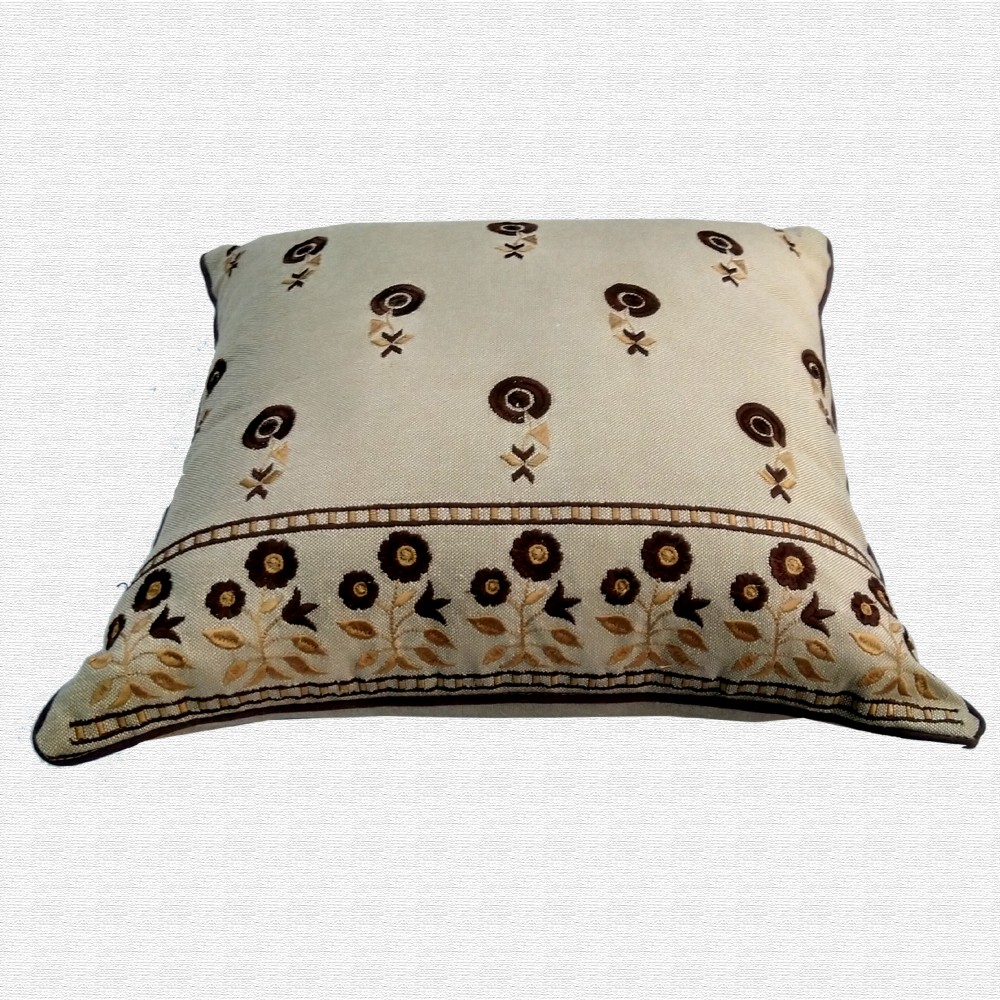 Embroidered Throw Pillow Cushion Covers Set of 5