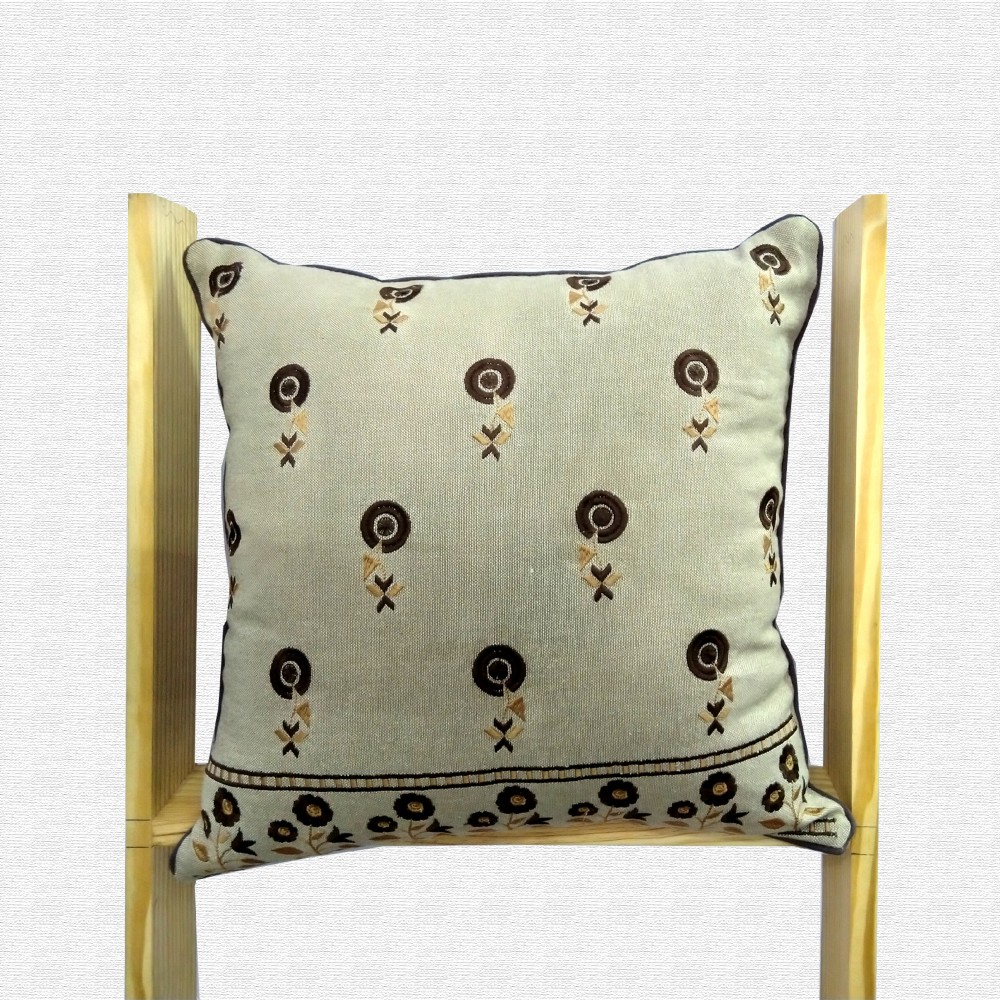 Embroidered Throw Pillow Cushion Covers Set of 5