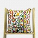 Embroidered Throw Pillow Cushion Covers Set of 5