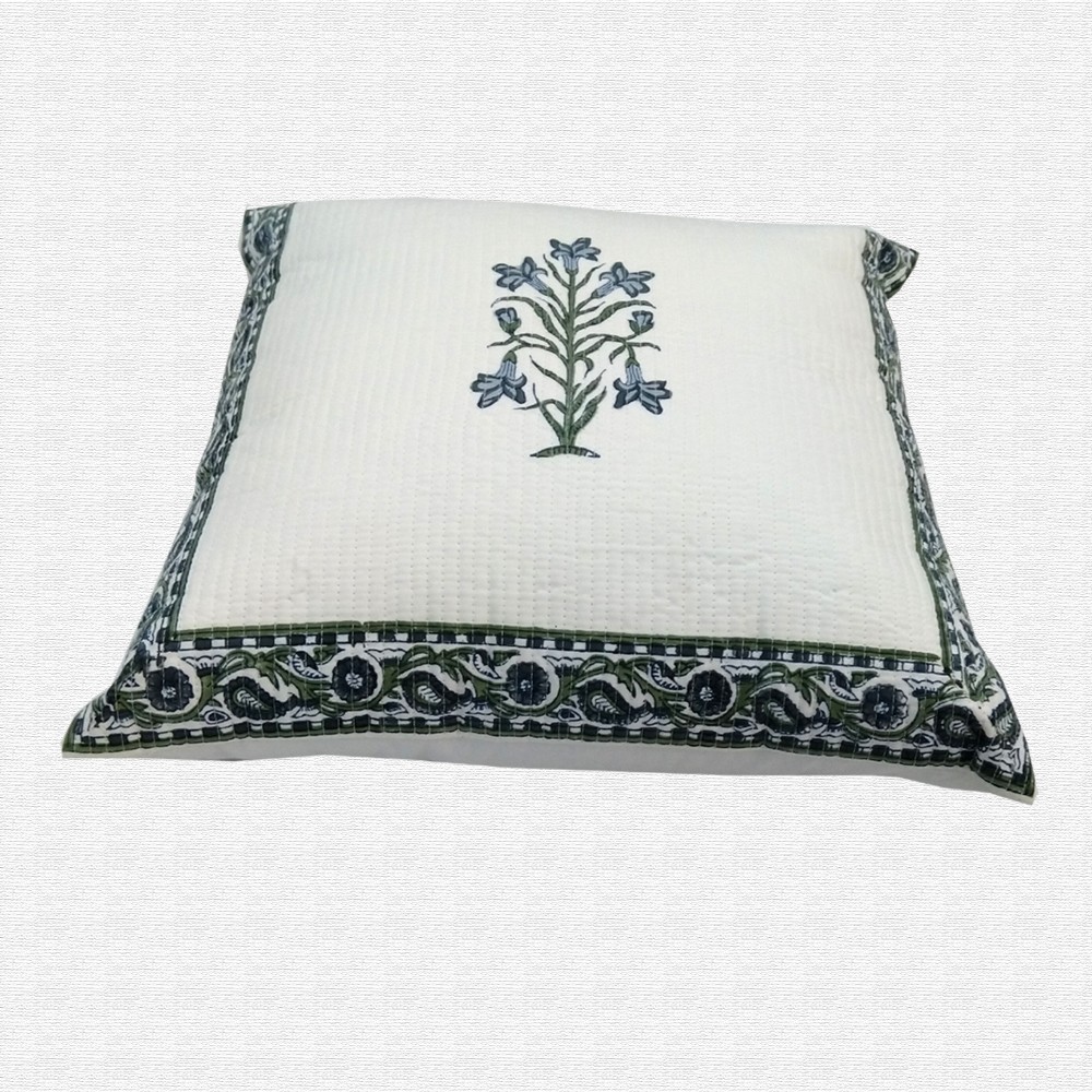 Hand Block Print Throw Pillow Cushion Cover Set of 5