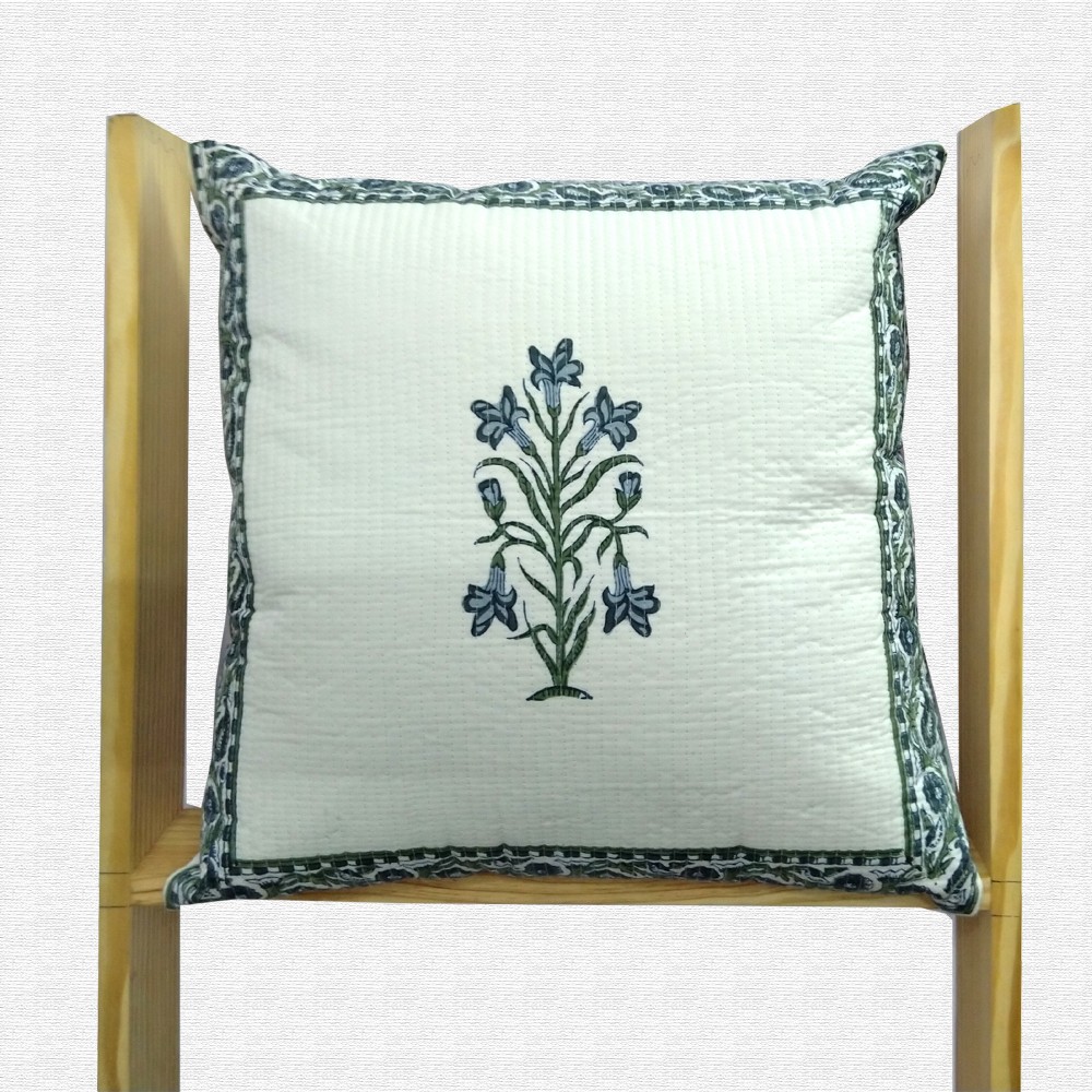 Hand Block Print Throw Pillow Cushion Cover Set of 5