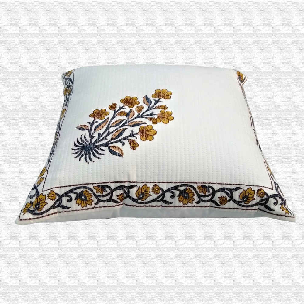 Hand Block Print Throw Pillow Cushion Cover Set of 5