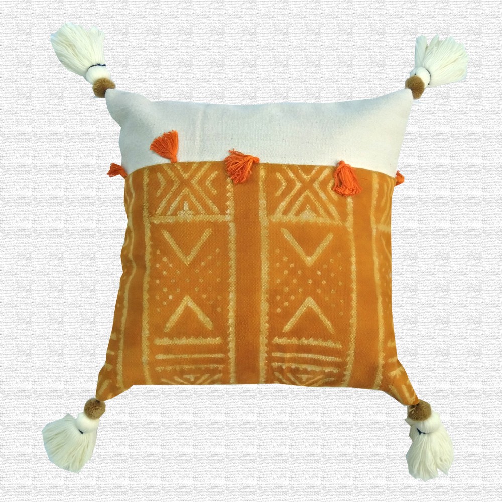 Hand Block Print Throw Pillow Cushion Cover Set of 5