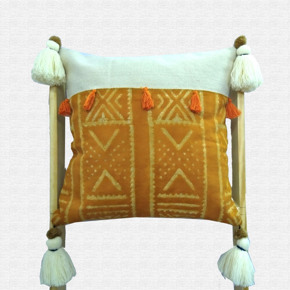Hand Block Print Throw Pillow Cushion Cover Set of 5