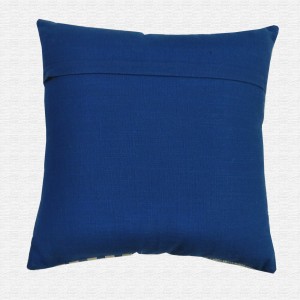 Blue Patchwork Decorative Throw Pillow Cushion Cover 16x16 Set of 2 Pcs