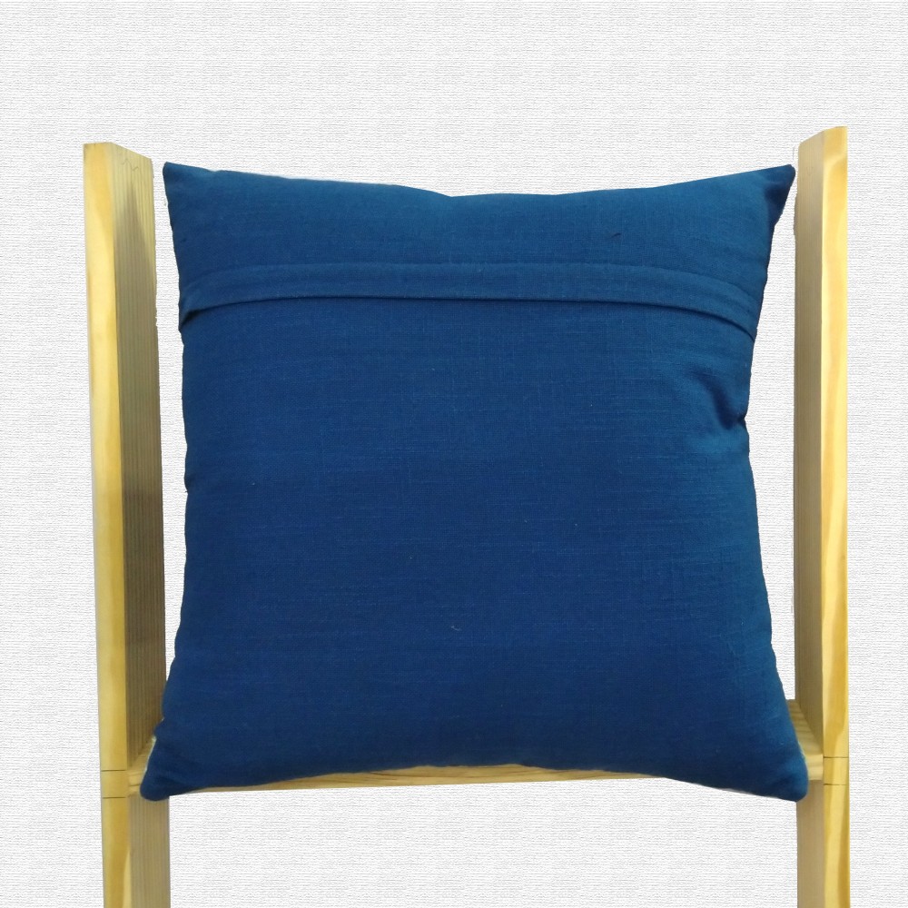 Blue Patchwork Decorative Throw Pillow Cushion Cover 16x16 Set of 2 Pcs Blue Patchwork Decorative Throw Pillow Cushion Cover 16x16 Set of 2 Pcs