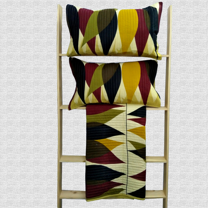 Geometric Zigzag Pattern Quilted Bed Covers Geometric Zigzag Pattern Quilted Bed Covers