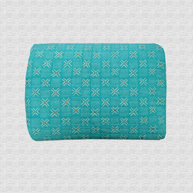 Designer Block Print Quilted Bed Covers 