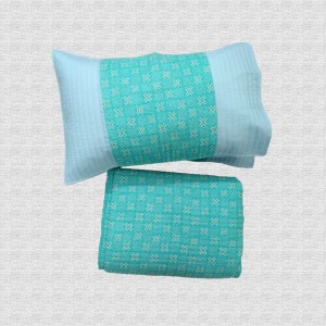 Designer Block Print Quilted Bed Covers 