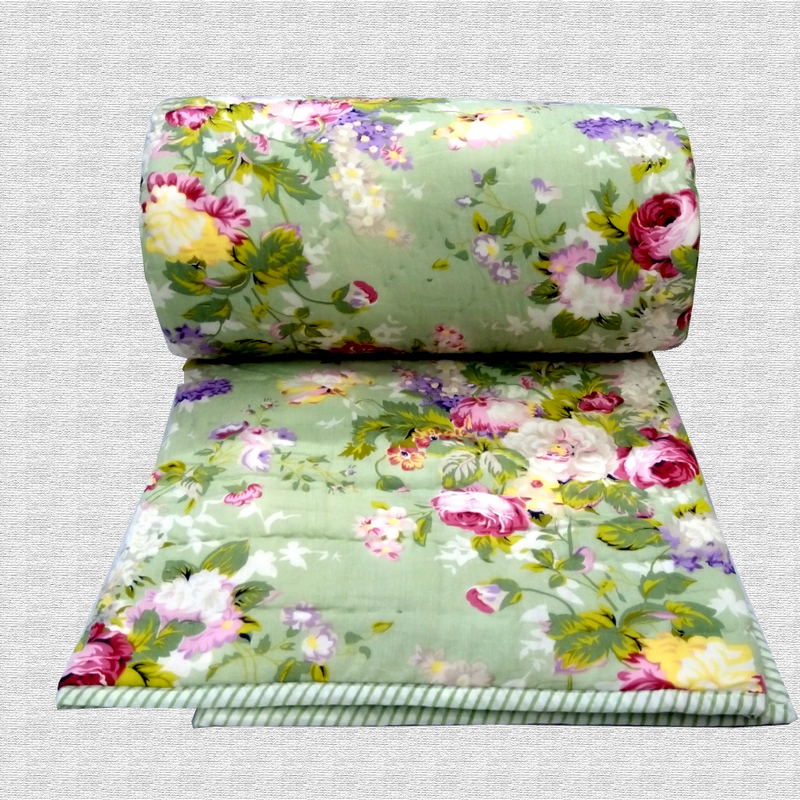 Designer Printed Quilted Bed Covers Designer Printed Quilted Bed Covers