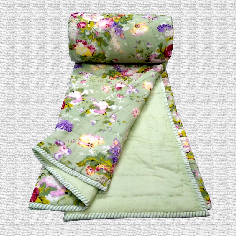 Designer Printed Quilted Bed Covers Designer Printed Quilted Bed Covers