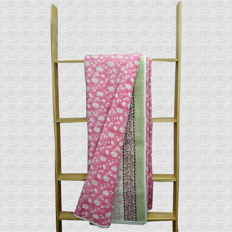 Designer Block Print Quilted Bed Covers Designer Block Print Quilted Bed Covers