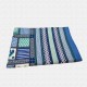 Jaipuri Geometric Print Cotton Double Bed sheet With Pillow