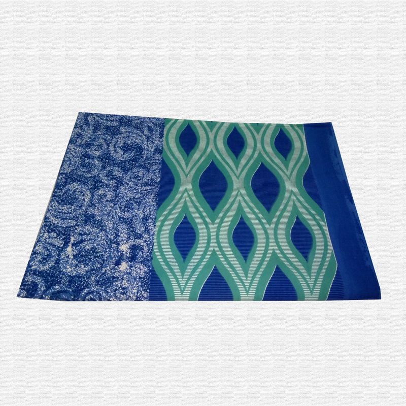 Jaipuri Geometric Print Cotton Double Bed sheet With Pillow