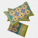 Jaipuri Floral Print Cotton Double Bed sheet With Pillow
