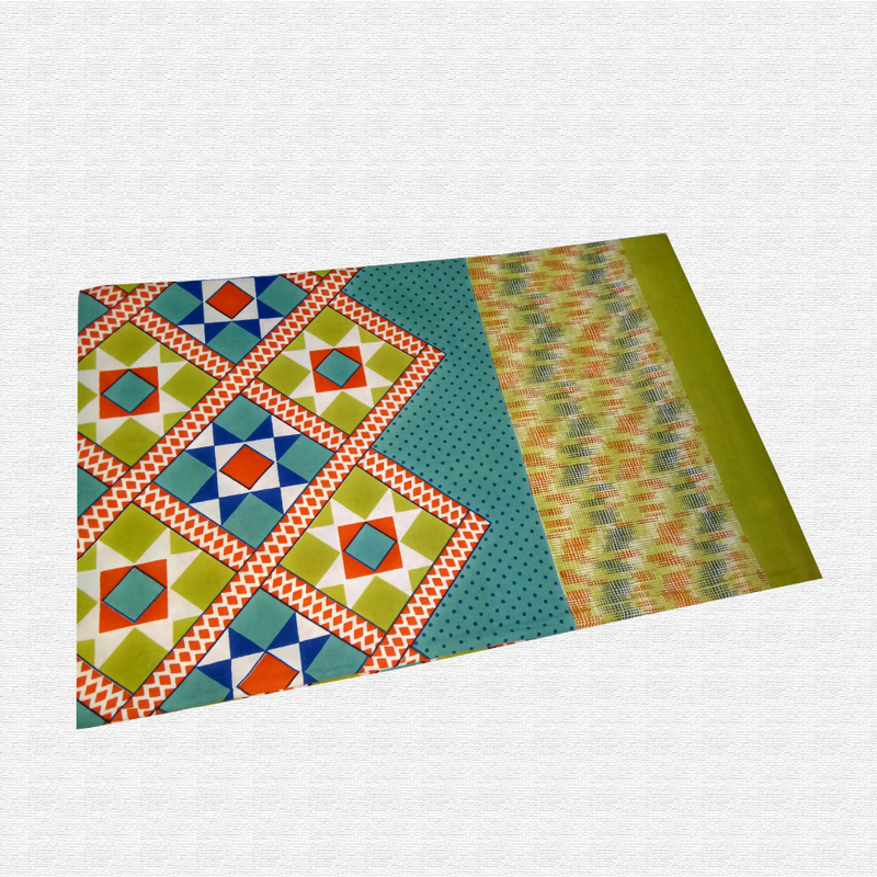 Jaipuri Floral Print Cotton Double Bed sheet With Pillow