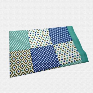 Jaipuri Geometric Print Cotton Double Bed sheet With Pillow