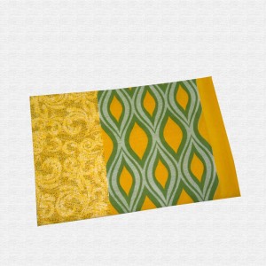 Jaipuri Geometric Print Cotton Double Bed sheet With Pillow