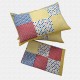 Jaipuri Geometric Print Cotton Double Bed sheet With Pillow