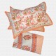 Block Print Floral Double bed Sheet with Pillow