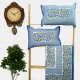Block Print Floral Double bed Sheet with Pillow