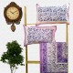 Block Print Floral Double bed Sheet with Pillow