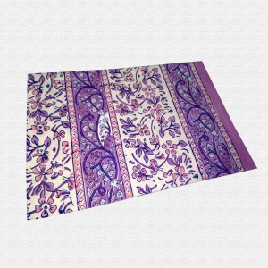 Block Print Floral Double bed Sheet with Pillow