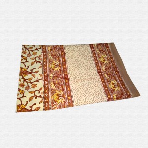 Block Print Floral Double bed Sheet with Pillow