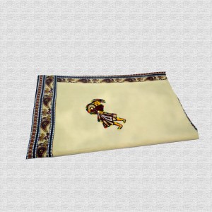 Designer Patchwork & Embroidered Bed Cover With Pillow 
