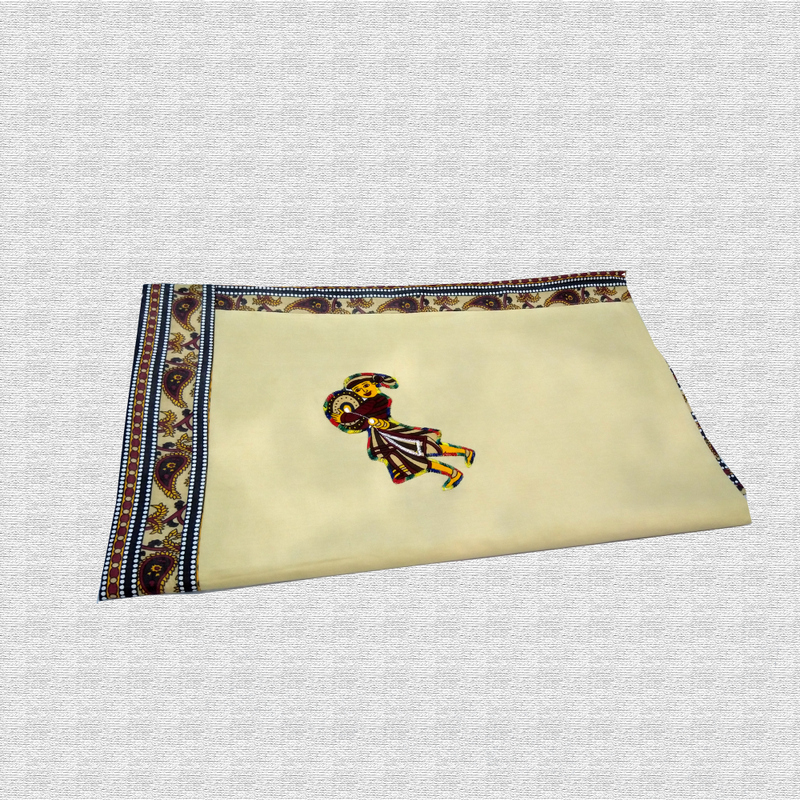 Designer Patchwork & Embroidered Bed Cover With Pillow 