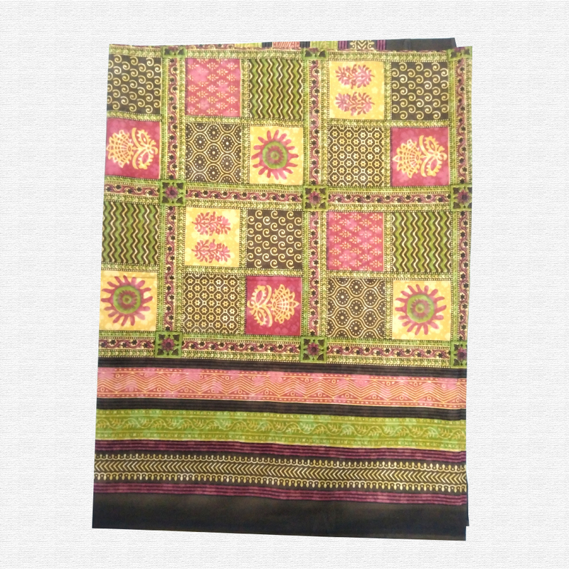 Jaipuri Floral Print Cotton Single Bed sheet With Pillow Jaipuri Floral Print Cotton Single Bed sheet With Pillow