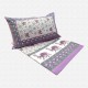 Jaipuri Floral Print Cotton Single Bed sheet With Pillow Jaipuri Floral Print Cotton Single Bed sheet With Pillow