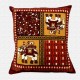 Printed Jaipuri Traditional Motif Throw Pillow Cushion Cover 16x16 Set of 5