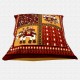 Printed Jaipuri Traditional Motif Throw Pillow Cushion Cover 16x16 Set of 5