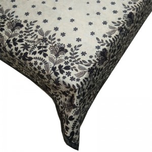 Velvet Floral Printed Centre Table Cover 