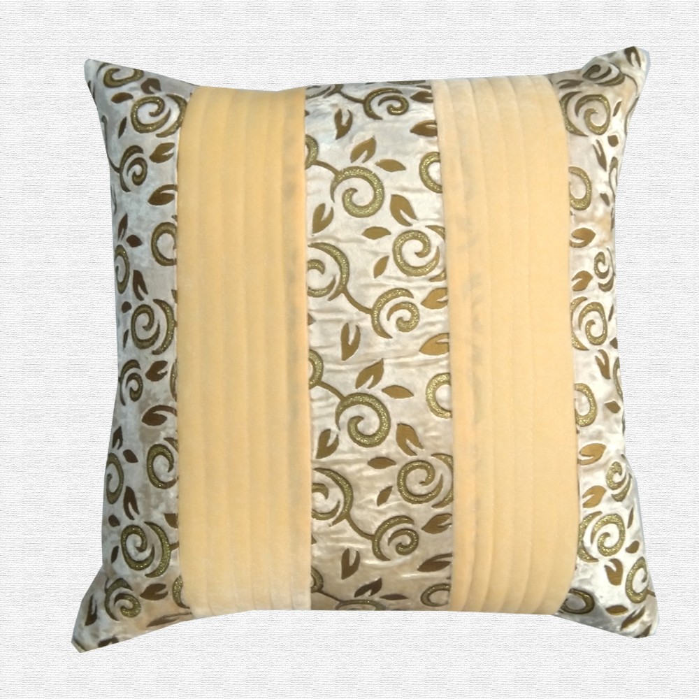 Velvet Floral  Pattern Patch Work Throw Pillow Cushion Cover Set of 8