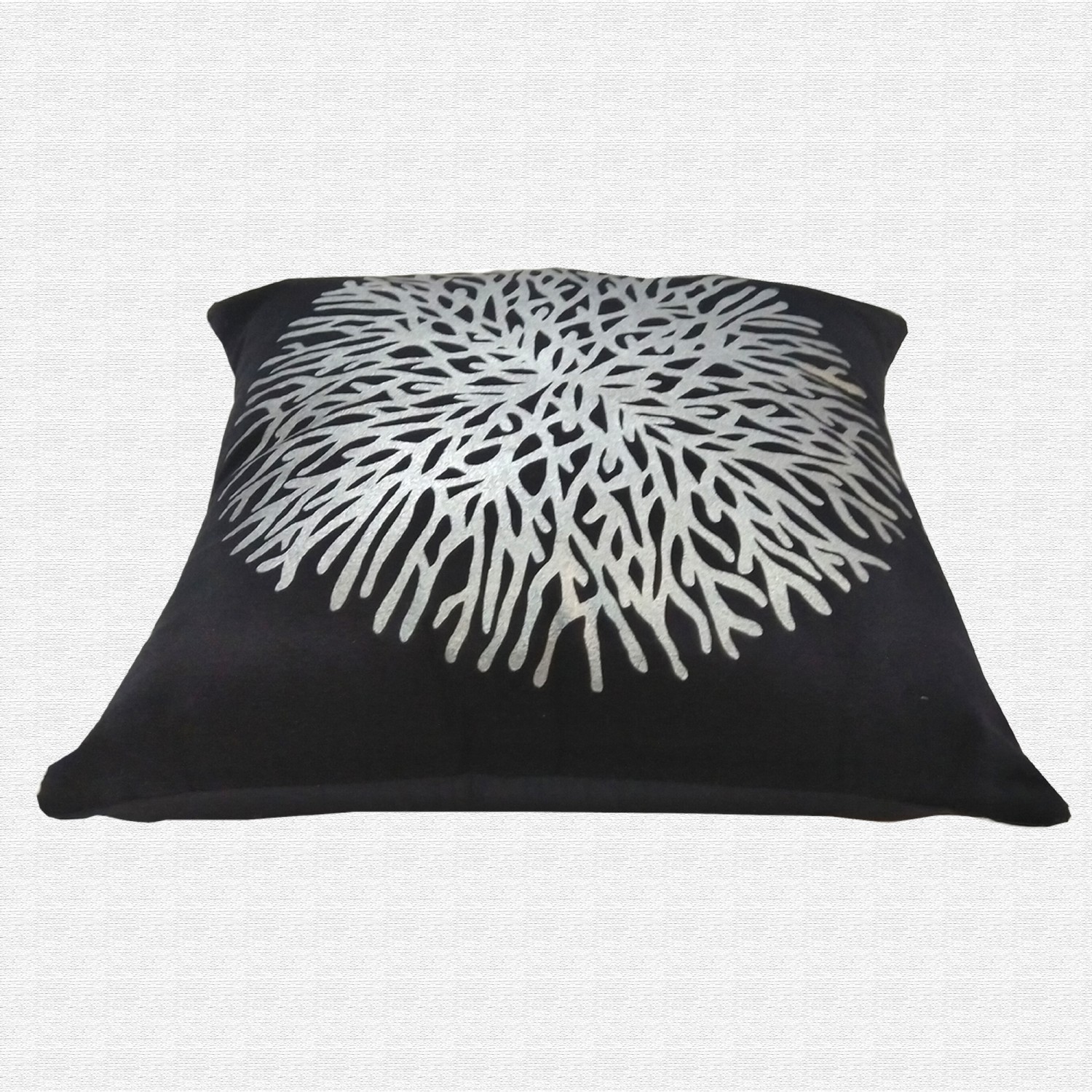 Velvet Floral  Pattern Throw Pillow Cushion Cover Set of 5