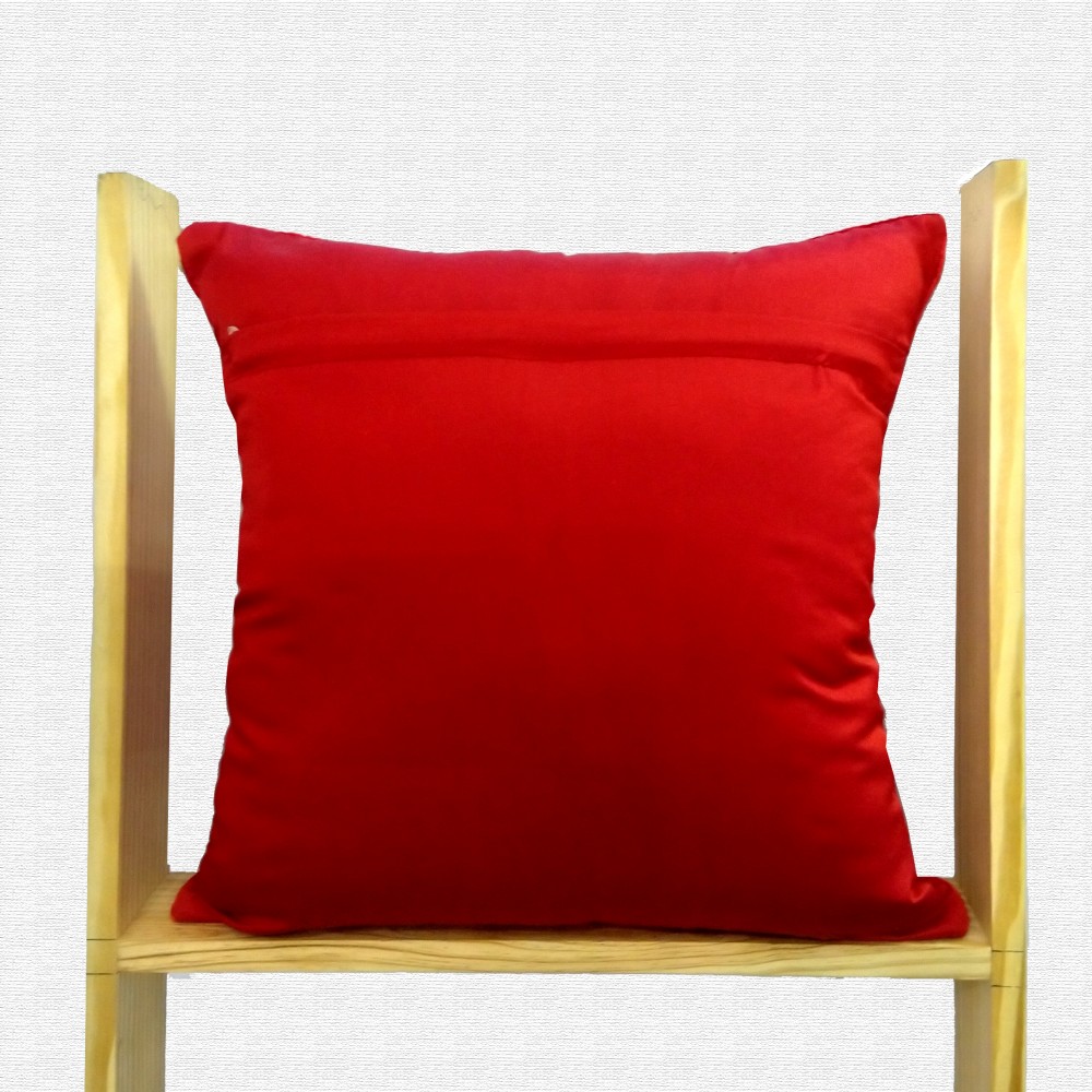 Velvet Zardozi Work Throw Pillow Cushion Cover Set of 5