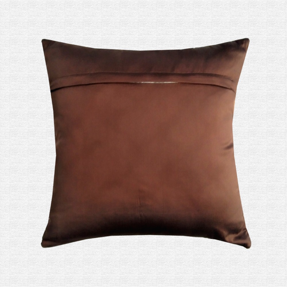 Velvet Geometric Pattern Embroidery Work Throw Pillow Cushion Cover Set of 5