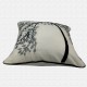 Tree Pattern Floral Embroidery Work Throw Pillow Cushion Cover Set of 5