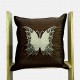 Butterfly Motif Embroidered quilted Throw Pillow Cushion Cover Set 0f 5