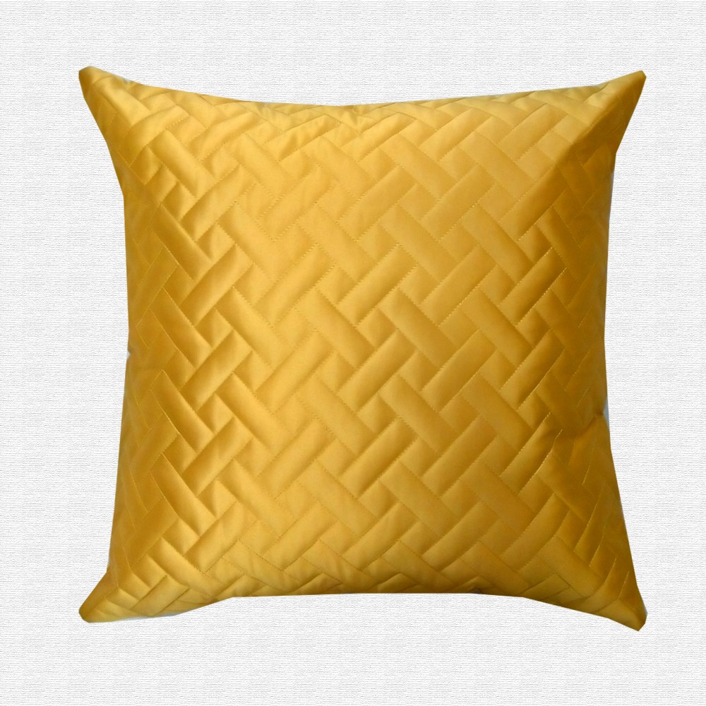 Geometric Pattern Quilted Throw Pillow Cushion Cover Set of 5