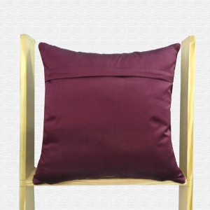 Velvet Geometric Pattern Embroidery Work Throw Pillow Cushion Cover Set of 5