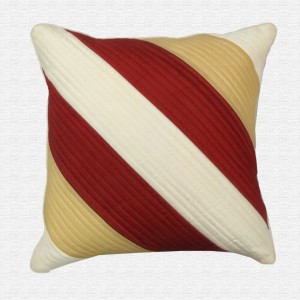 Geometric Patchwork Pattern Quilted Throw Pillow Cushion Cover Set of 5