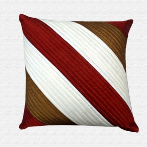 Geometric Patchwork Pattern Quilted Throw Pillow Cushion Cover Set of 5