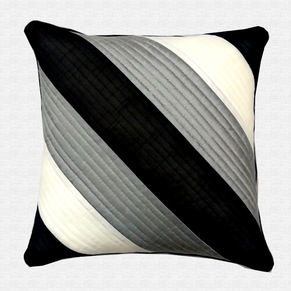 Geometric Patchwork Pattern Quilted Throw Pillow Cushion Cover Set of 5 Geometric Patchwork Pattern Quilted Throw Pillow Cushion Cover Set of 5