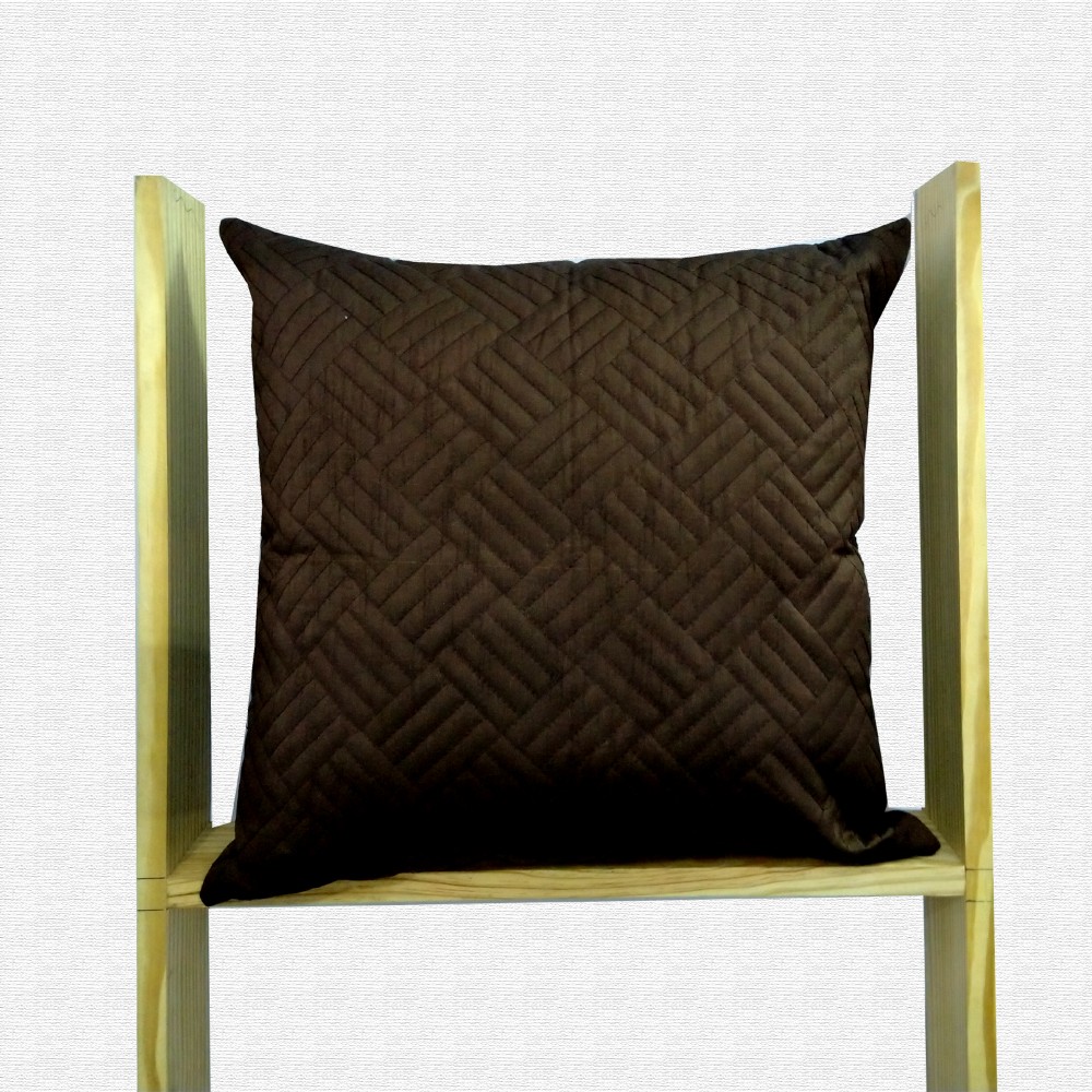Geometric Pattern Quilted Throw Pillow Cushion Cover Set of 5
