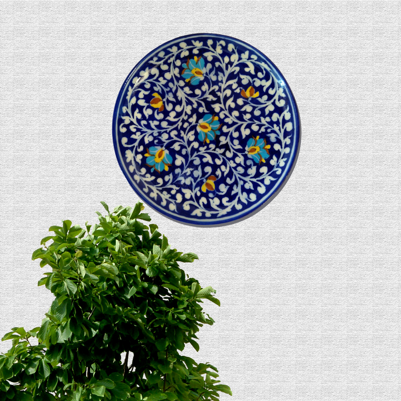 Original Blue Pottery Decorative wall plates