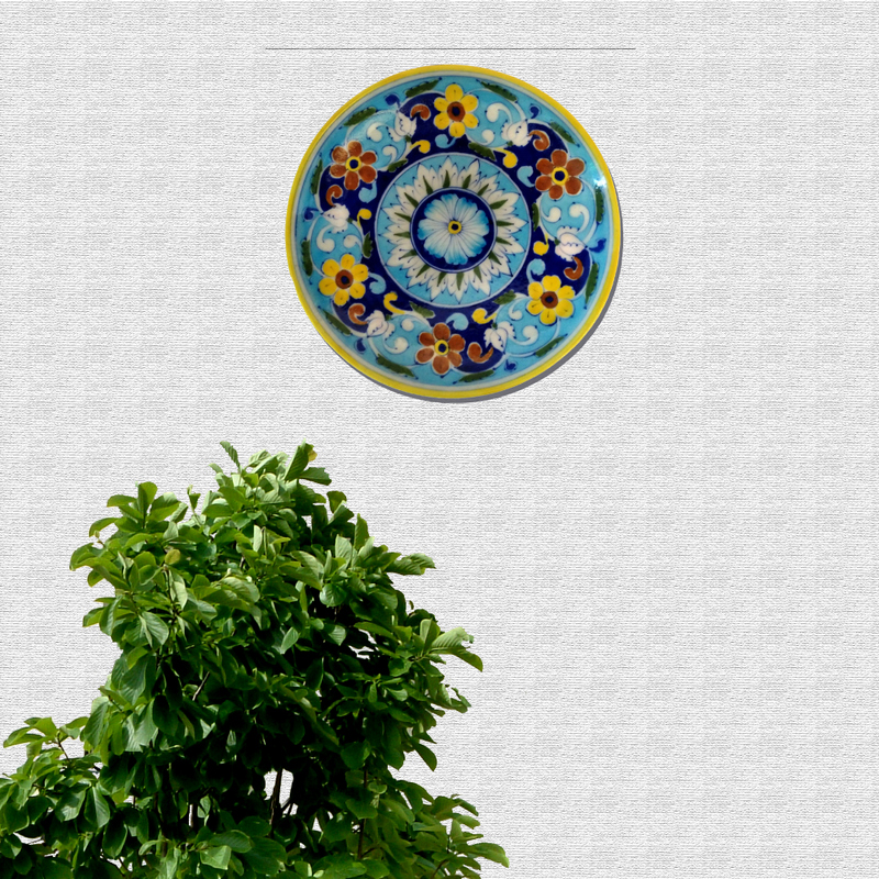 Original Blue Pottery Decorative wall plates