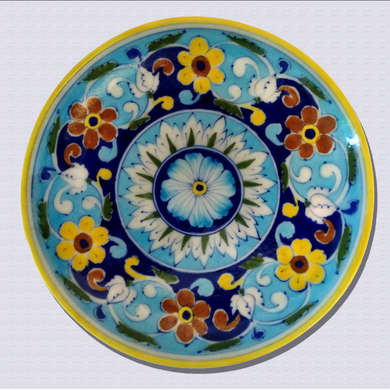 Original Blue Pottery Decorative wall plates